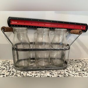 Decorative three glass vase